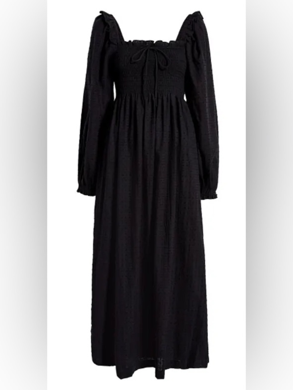 Hill House Scarlett Long-Sleeve Midi Nap Dress